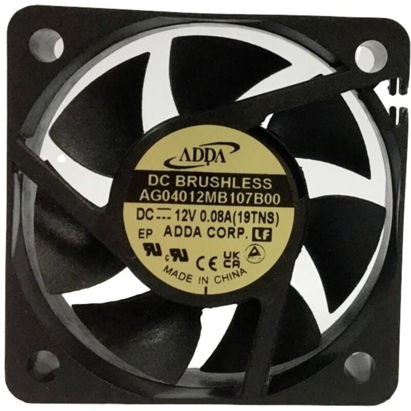 AG04012MB107B00(19TNS) Ventilateur axial 12 v/dc (l x l x h) 40 x 40 x 10 mm - Adda