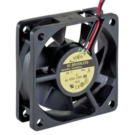 ADDA AG06024HB257103(05L5) Ventilateur axial 24 V/DC 39.7 m³/h (L x l x H) 60 x 60 x 25 mm A694633