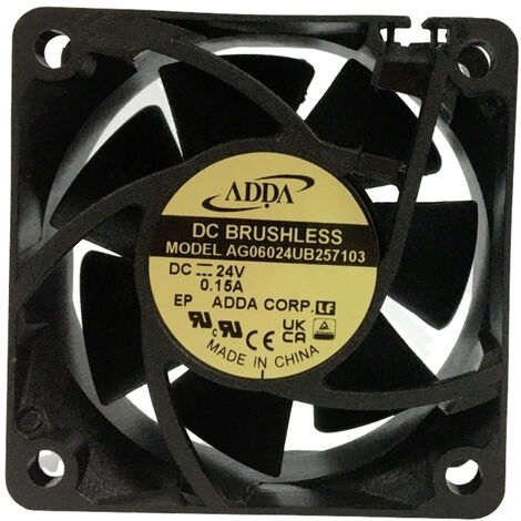 ADDA AG06024UB257103 Axiallüfter 24 V/DC  (L x B x H) 60 x 60 x 25 mm