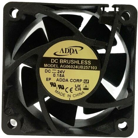 ADDA AG06024UB257103 Ventilateur axial 24 V/DC (L x l x H) 60 x 60 x 25 mm C354142
