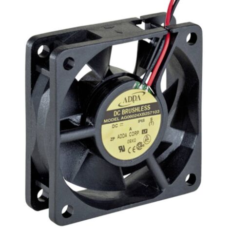 ADDA AG06024XB257103 Ventilateur axial 24 V/DC 57.6 m³/h (L x l x H) 60 x 60 x 25 mm A694803
