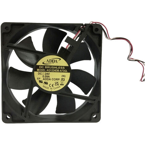 ADDA AQ1224DB-A73GL(N) Axiallüfter 24 V/DC  (L x B x H) 120 x 120 x 25 mm