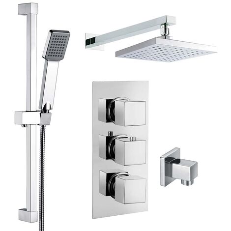 Adda Concealed Thermostatic Shower Set - By Voda Design