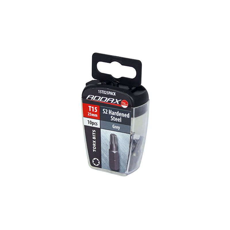 Timco - S2 Driver Bits - TX (Size TX15 x 25 - 10 Pieces)
