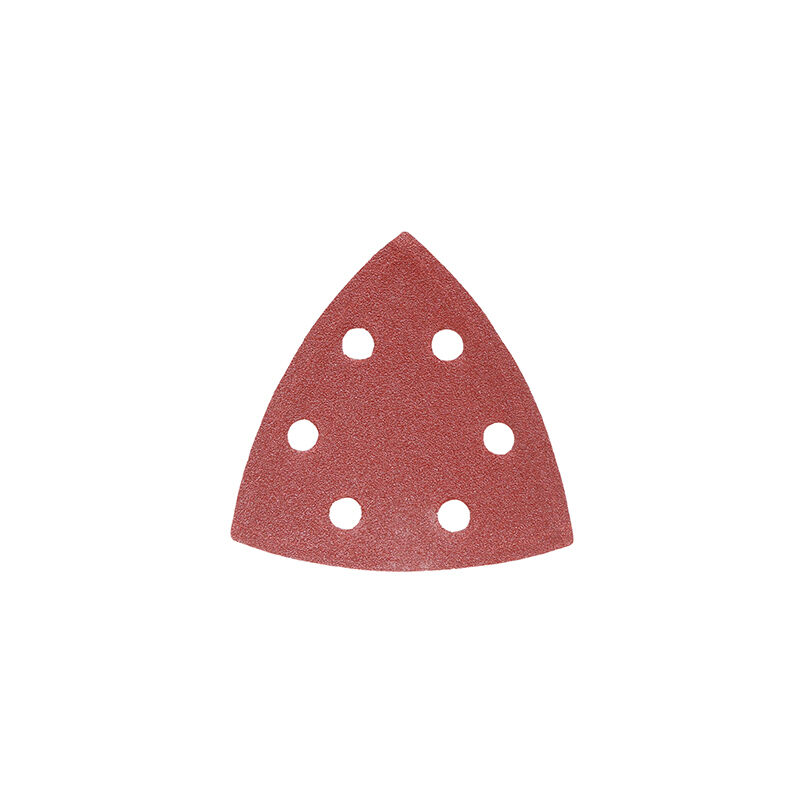 Timco - Delta Sanding Pads - 120 Grit - Red (Size 95 x 95mm - 5 Pieces)
