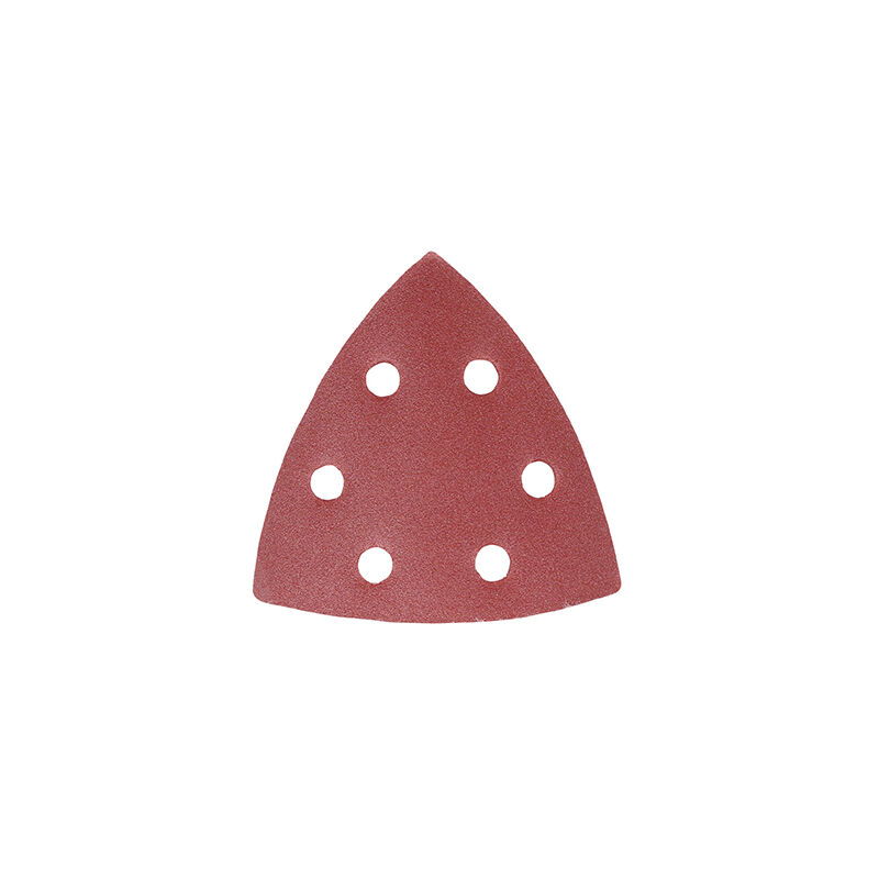 Timco - Delta Sanding Pads - 240 Grit - Red (Size 95 x 95mm - 5 Pieces)