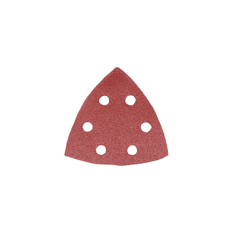 Timco - Delta Sanding Pads - 80 Grit - Red (Size 95 x 95mm - 5 Pieces)