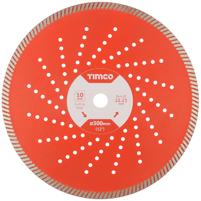 Timco Multi-Material Continous Turbo Diamond Disc (300mm x 22.2mm) (1 Pack)