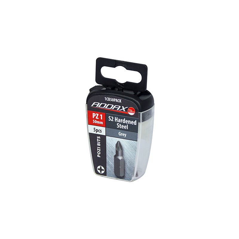 Timco - S2 Driver Bits - PZ (Size No.1 x 50 - 5 Pieces)