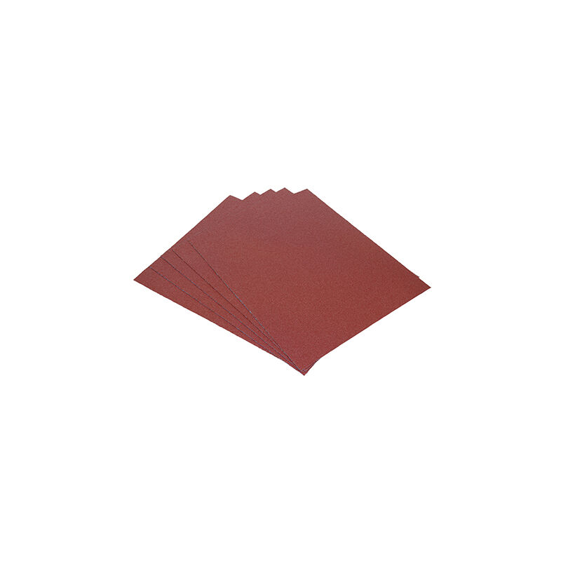 Timco - Sanding Sheets - Mixed - Red (Size 230 x 280mm (80/120/180) - 5 Pieces)