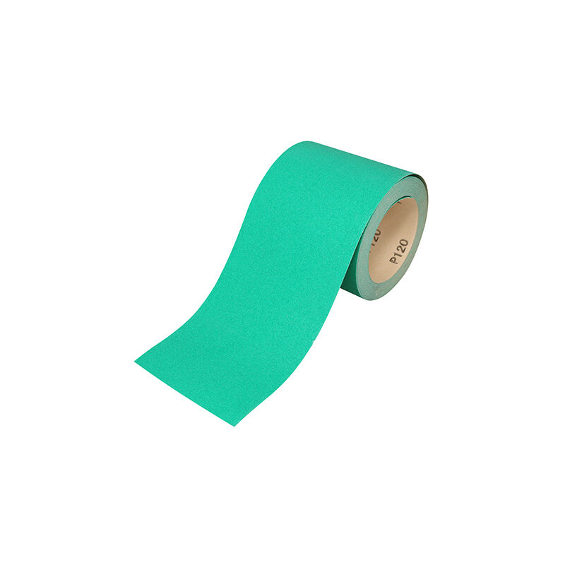 Timco - Sandpaper Roll - 60 Grit - Green (Size 115mm x 10m - 1 Each)