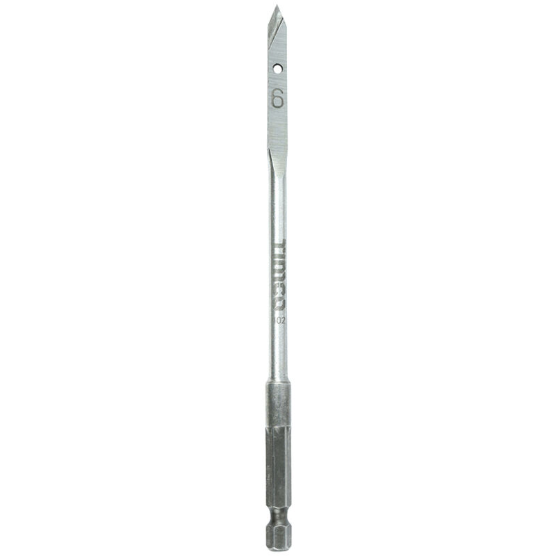 Timco - Flat Wood Bit (Size 6.0 x 152 - 1 Each)