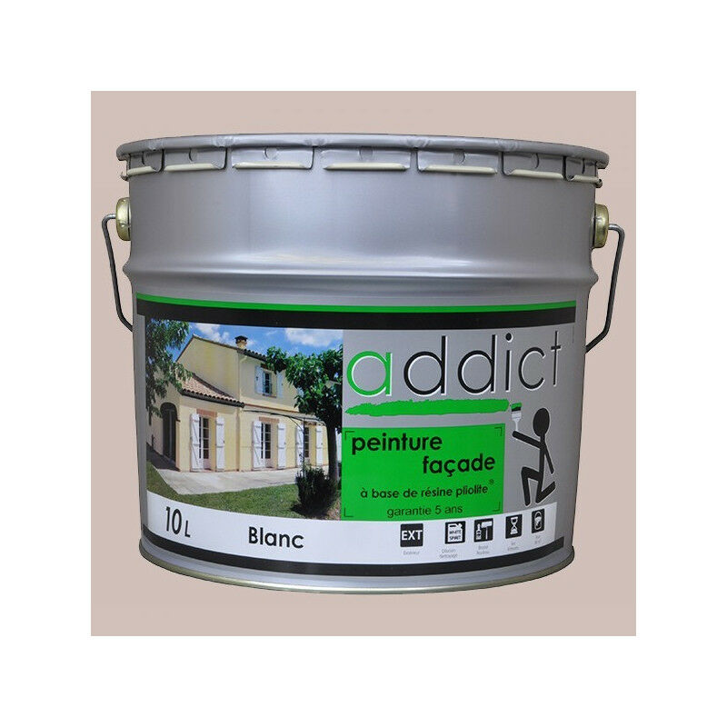 ADDICT Façade 100% Pliolite 10L Ton Pierre - Pierre - DELZ-ADD-51500710TNPR