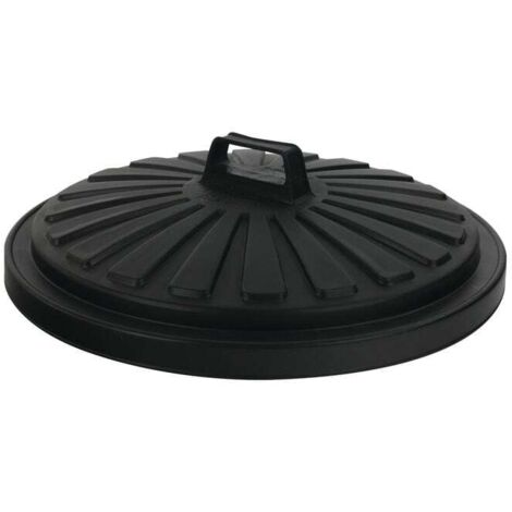 HELIOTRADE Addis Bin Lid Round Blk For 90L Base - AG05089