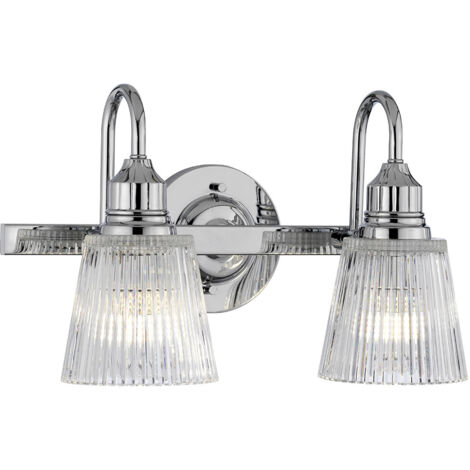 Addison Applique 2 Luci Cromo Lucido IP44