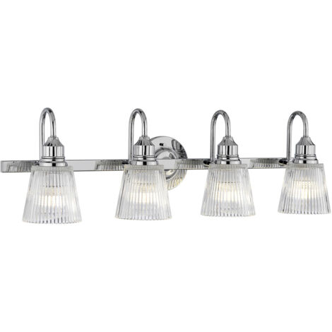 Addison Applique 4 Luci Cromo Lucido IP44