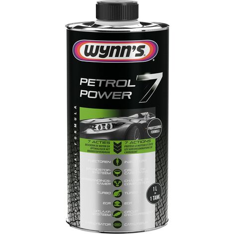 Additif 7 en 1 pour moteurs à essence 1000 ml – W70710 – Nettoie injecteurs et réduit consommation – Protége contre éthanol – Wynns