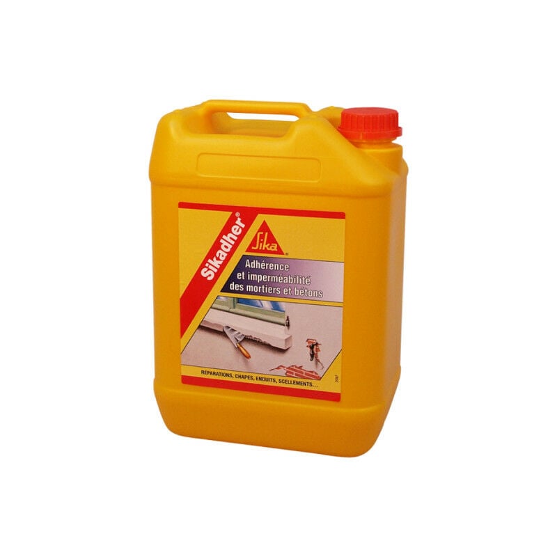 Additif d'adhérence et d'imperméabilité pour mortiers Sika Sika dher 80 gp - 5L
