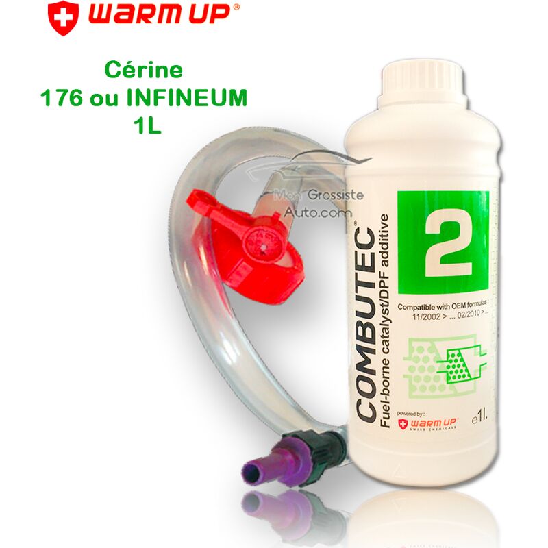 Additif FAP Cérine 176 ou INFINEUM 7995 Vert kit de remplissage Warm Up Combutec 2 1 Litres
