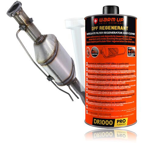 Additif FAP WARM UP DPF – Régénérant et nettoyant filtre à particules – Élimine suies et colmatage – Pour moteurs diesel – Warmup