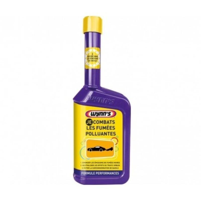 Additif traitement anti fumées noires polluantes moteur diesel 500ml WYNN'S