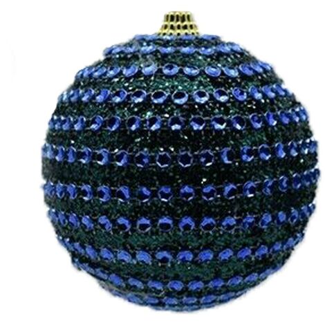 Addobbi natalizi decorazioni per albero di natale palline celesti blu set da 5 molto belle e particolari