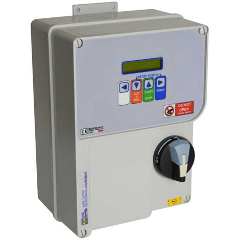 ADE-COS Quadro protezione marcia a secco Elettropompa TRIFASE 0,5-5,5 HP