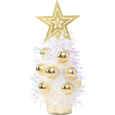 Adecuado para decoraciones navideñas, fiestas navideñas, cumpleaños, bodas, bricolaje, manualidades y regalos, árbol de mesa decorativo, exhibición elegante y delicada.