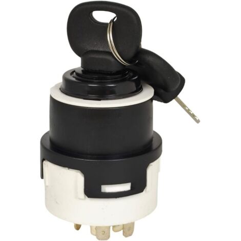 Adecuado para el interruptor de encendido y arranque de diez pines Jessibo 701/80184 (compatible con la funda 85804674 y otros modelos) Negro