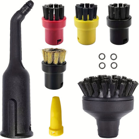 Adecuado para las fregonas de vapor abrasivas Karcher SC1, SC2, SC4 y SC5. El kit de accesorios incluye una funda de nailon y un cepillo de cobre - Estilo 4