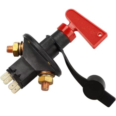 Adecuado para piezas de automoción. Interruptor de parada de batería. Aislador de salida/interruptor principal 12V/24V 150A M10