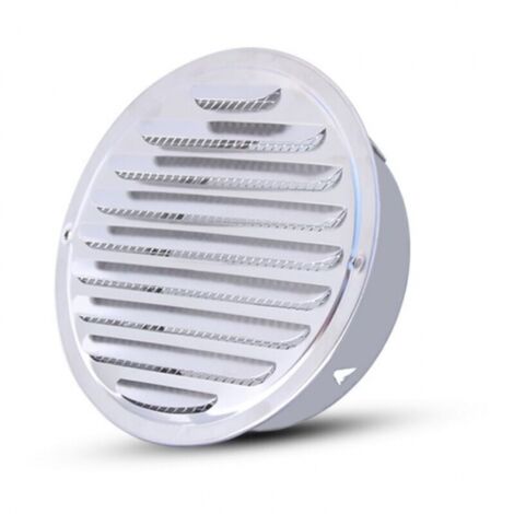 Adecuado para rejilla de ventilación promocional con apertura de 100 mm: rejilla de ventilación redonda, orificio de rejilla de ventilación de acero inoxidable, con ventilación de malla