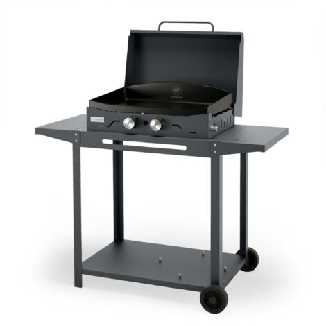 ADELA GREY EDITION: Plancha + Chariot + Couvercle Adela 2- 260 Ardoise LE MARQUIER