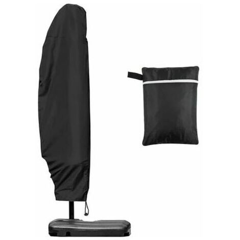 Adélala Sonnenschirm 280 x 30/81/46 cm Schutzhülle für Ampelschirm 2 bis 4 m großer Sonnenschirm Schutz vor schlechtem Wetter UV-Wind Outdoor für Ampelschirm