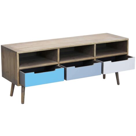 ADELINE - porta tv in legno colorato