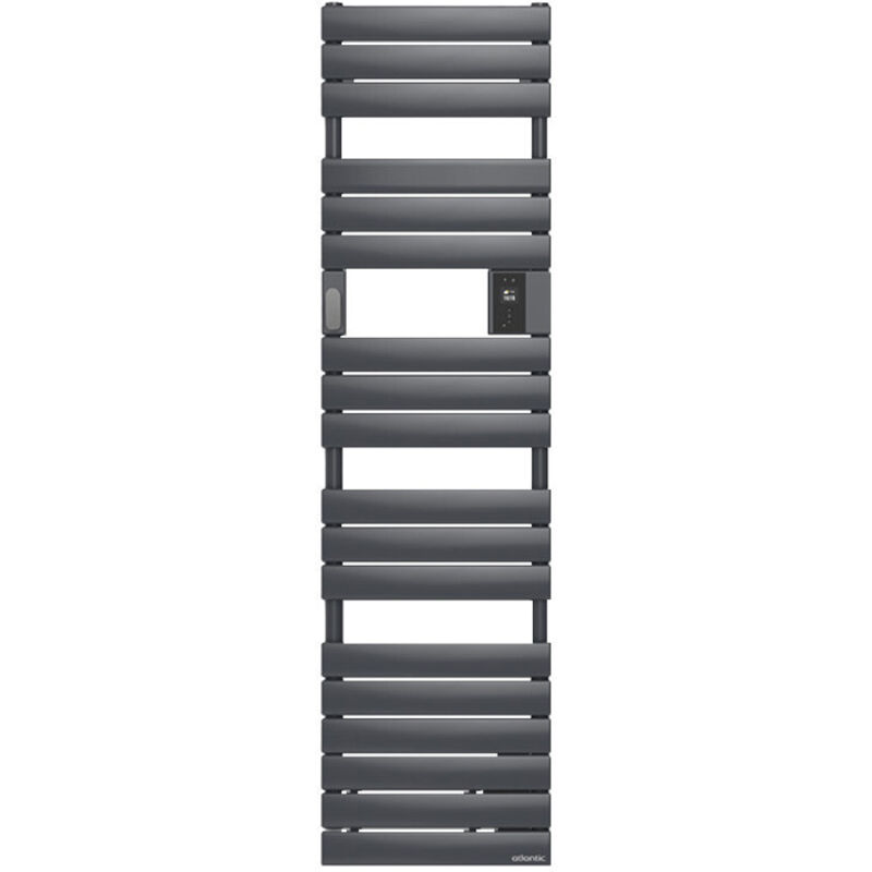 Atlantic - Radiateur sèche-serviettes connecté Adelis étroit 500W Graphite - 861923