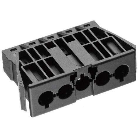 Adels-Contact 168765 Connettore di alimentazione AC Spina Tot poli: 4 + PE 16 A Nero 1 pz.