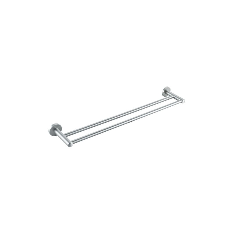 Fortifura - Calvi Portant serviette double 65cm Inox brossé