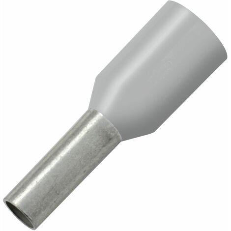 Aderendhülse 0,75x8/14 mit Kragen grau