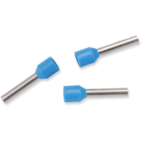Aderendhülsen 2,50 mm², Länge 12 mm, blau, 50 Stück