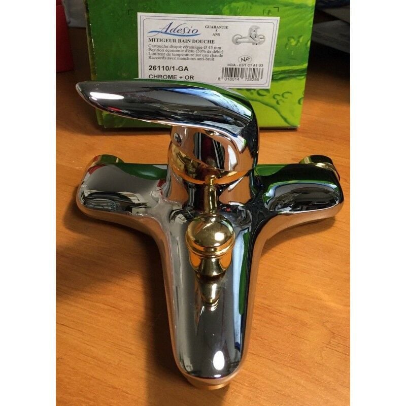 26110/1-GA - Mitigeur bain/douche - chrome + or - Adesio