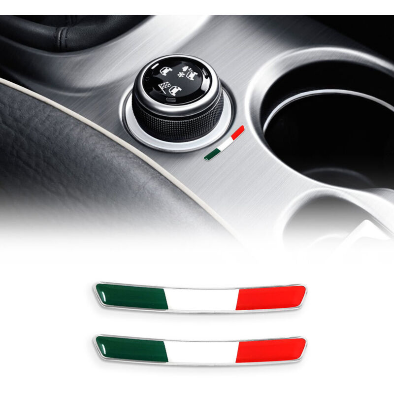 Adesivi 3D Italia per Joystick 500X, Set da 2 HQ, 8 x 49 mm