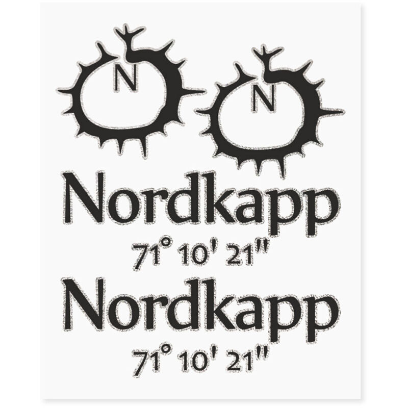 Adesivi Adventure Stickers per Bauletti Moto Nordkapp