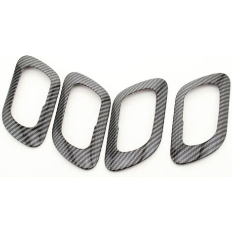 Adesivi decorativi per maniglie di porte e finestrini auto in ABS cromato, compatibili con Peugeot 3008 2009-2015, accessori di stile.