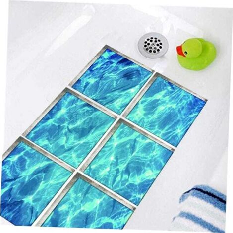 Adesivi murali 3D, strisce antiscivolo, carta da parati in vinile, applique 3D per vasca da bagno, nastro adesivo impermeabile, pedale per piscina