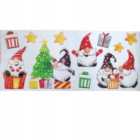 ADESIVI PER FINESTRE DI NATALE LIVARNO Decorazione Leprechaun