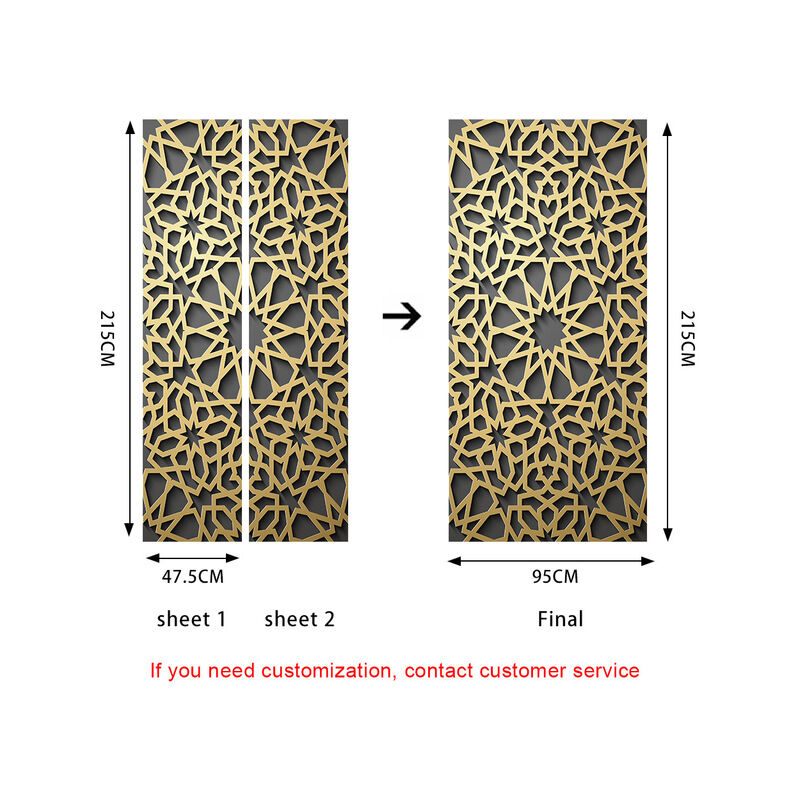 Adesivi per porte in PVC in stile religioso