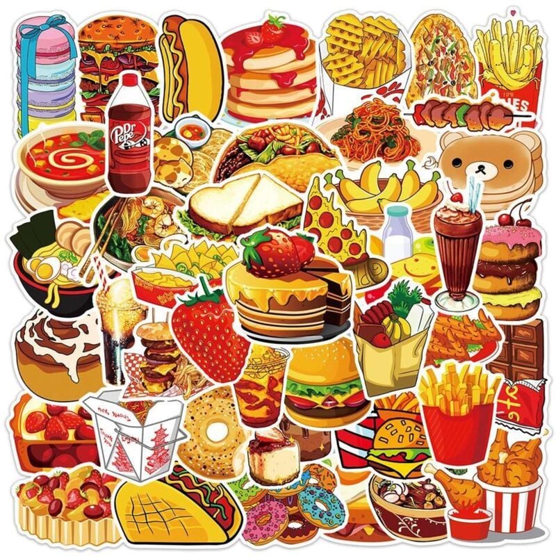 Adesivi - piatti - 50 pz