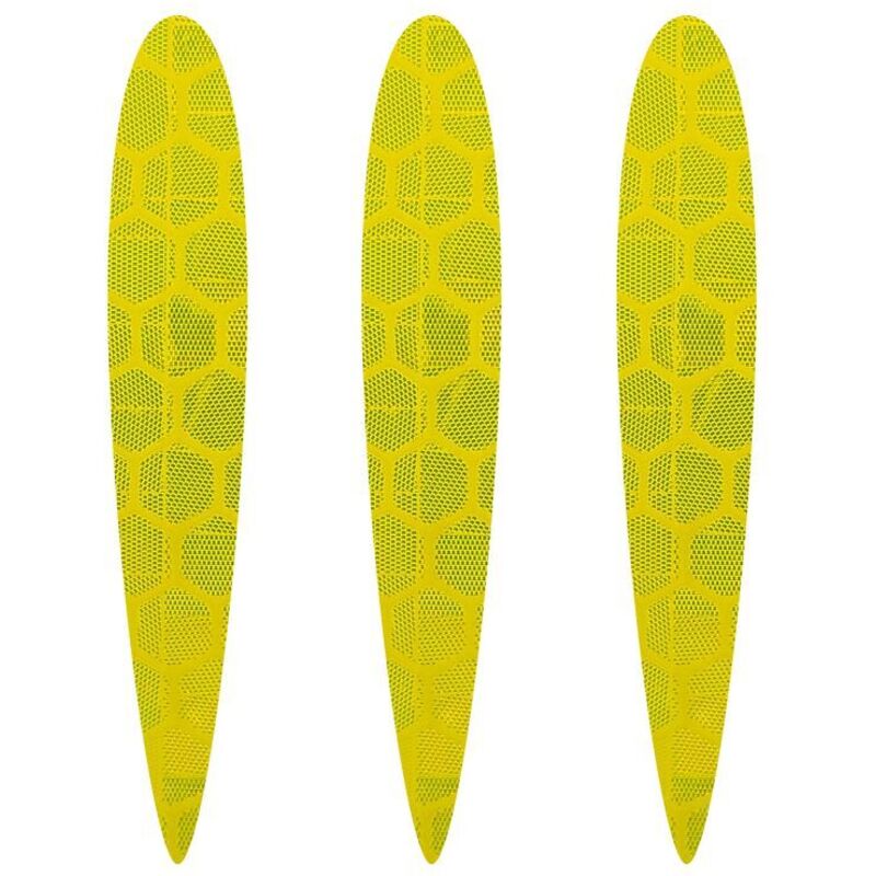 Adesivi Rifrangenti Arrows 3 Pz - Colore: GIALLO