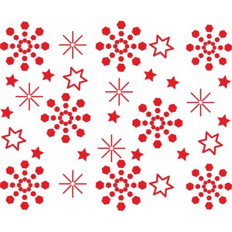 ADESIVI STELLA DI NATALE S-02
